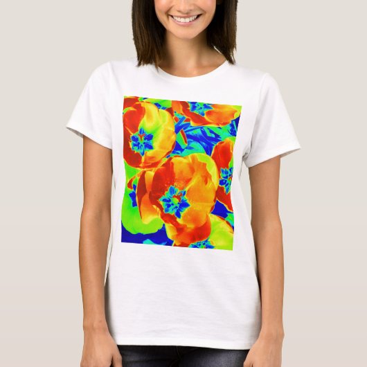蛍光チューリップ Tシャツ (正面)