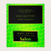 蛍光ネオンエレガント 名刺 (外部フラット)