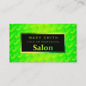 蛍光ネオンエレガント 名刺 (正面)