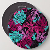 蛍光パーム葉 缶バッジ (正面&裏面)