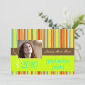 蛍光ビーチタオル/オレンジ/ライム 招待状 (スタンド正面)