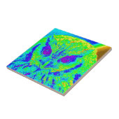 蛍光フクロウ タイル (側面)