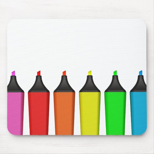 蛍光ペンのマウスパッド マウスパッド (正面)