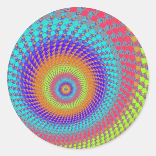 蛍光ペンの丸みスタンプ ラウンドシール (正面)