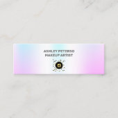 蛍光ホログラフィエレガントックミニ名刺 スキニー名刺 (正面)