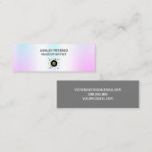 蛍光ホログラフィエレガントックミニ名刺 スキニー名刺 (正面/裏面)