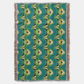 蛍光マンガキャットブランケット スローブランケット (正面縦)