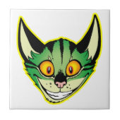 蛍光マンガ猫タイル タイル (正面)