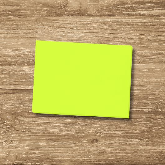 蛍光ライムイエロー 単色 | クラシック ノーツ ポストイット