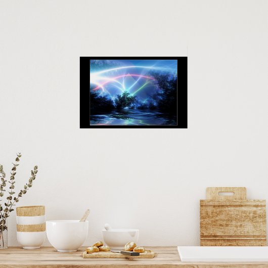 蛍光体夜 ポスター (キッチン)