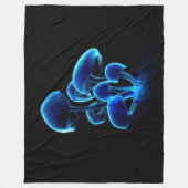 蛍光性のフリース フリースブランケット (正面)