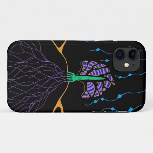 蛍光木iPhone5の箱 Case-Mate iPhoneケース (裏面(横))