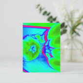 蛍光果実グリーン ポストカード (スタンド正面)