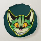 蛍光漫画キャットラウンドピロー ラウンドクッション (裏面)
