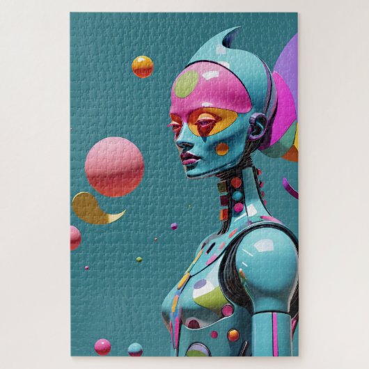 蛍光灯の光る心の旅 ジグソーパズル (縦)