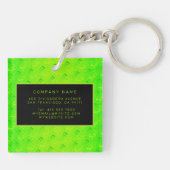 蛍光灯2in1ネオンビエレガントジネスカード キーホルダー (裏面)