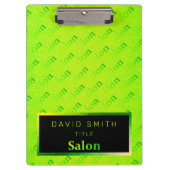 蛍光灯2in1ネオンビエレガントジネスカード クリップボード (正面)