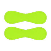 蛍光緑無地の色 野球ボール (パネル)