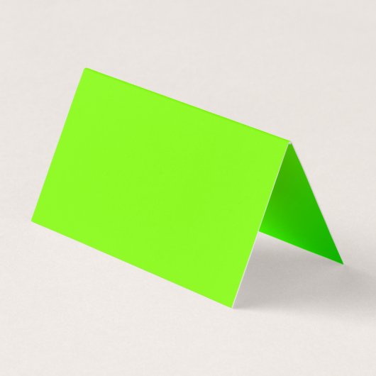 蛍光緑黄色勾配 名刺 (裏面)