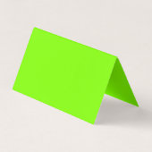 蛍光緑黄色勾配 名刺 (裏面)