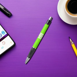 蛍光緑 – ロゴの追加 ボールペン