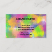 蛍光色スペクトル 名刺 (裏面)