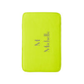 蛍光色 – パーソナライズされた バスマット (正面縦)