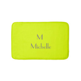 蛍光色 – パーソナライズされた バスマット