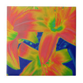 蛍光花 タイル (正面)