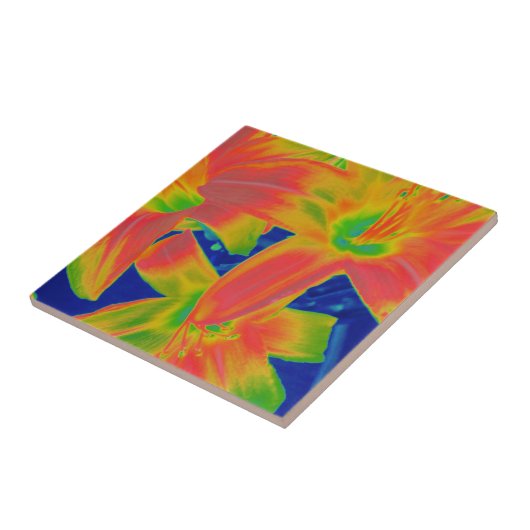 蛍光花 タイル (側面)