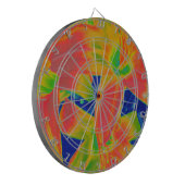 蛍光花 ダーツボード (正面左)