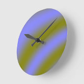 蛍光雲壁時計 ラウンド壁時計 (傾斜)
