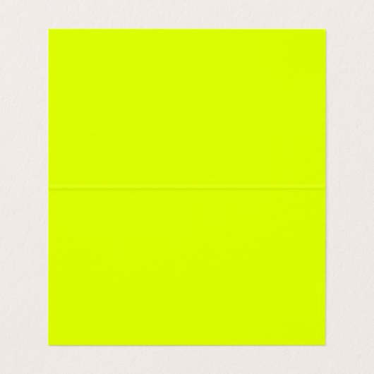 蛍光黄モダン色 名刺 (内部フラット)