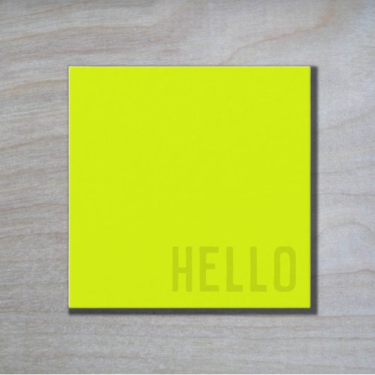 蛍光黄色 – HELLO スクエア名刺