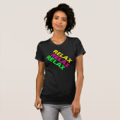 蛍光80年代 リラックス ジムTシャツ Tシャツ (正面フル)