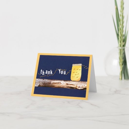 蛍感謝していだ サンキューカード (正面)