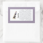 蛍石結晶意味ジュエリー宝石パッケージ 長方形シール (バッグ)