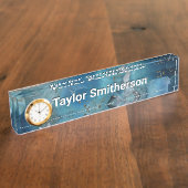 蛍石 デスクネームプレート (側面)