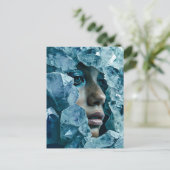 蛍石Cを施したクリスタルマスクウーマン シーズンポストカード (スタンド正面)