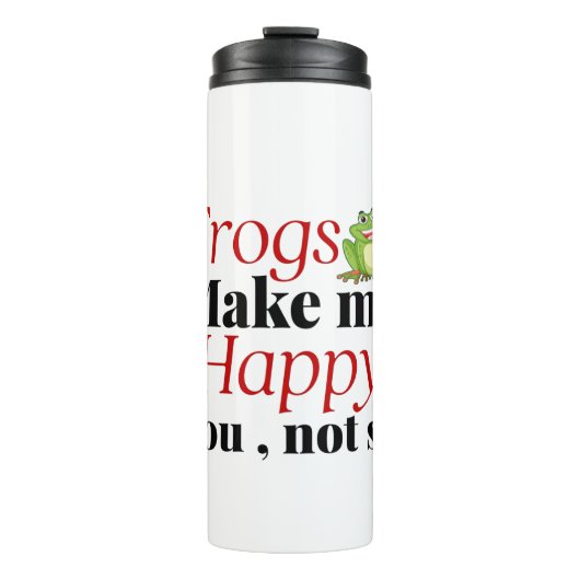 蛙が嬉しくもない タンブラー (正面)