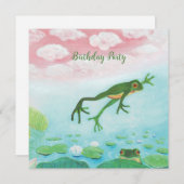 蛙が池に跳び上がるパーティー (正面/裏面)