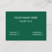 蛙が跳び上がる 名刺 (裏面)