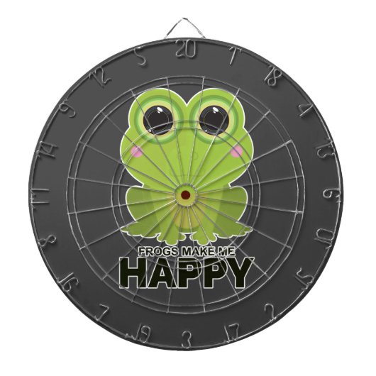 蛙で幸せ ダーツボード (正面)