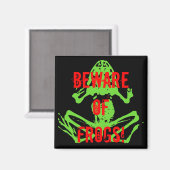 蛙に用心 マグネット (正面/裏面)