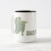 蛙の子は蛙 ツートーンマグカップ (正面左)