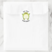 蛙を倒すおもしろいな ラウンドシール (バッグ)