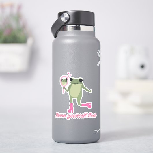 蛙を愛せ シール (HydroFlask)