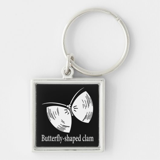 蛤胡蝶 キーホルダー (正面)