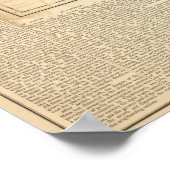 蛮族の侵入の地図 ポスター (角)