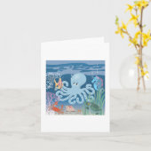 蛸の札 カード (黄色い花)